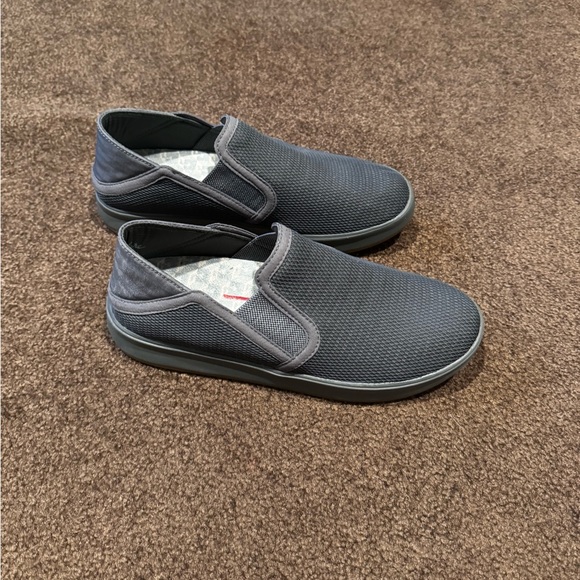 OluKai Women Ki'ihele Loafer Size 8 Gray Mesh SlipOn Flat Shoe Convertible Slide - Picture 12 of 14